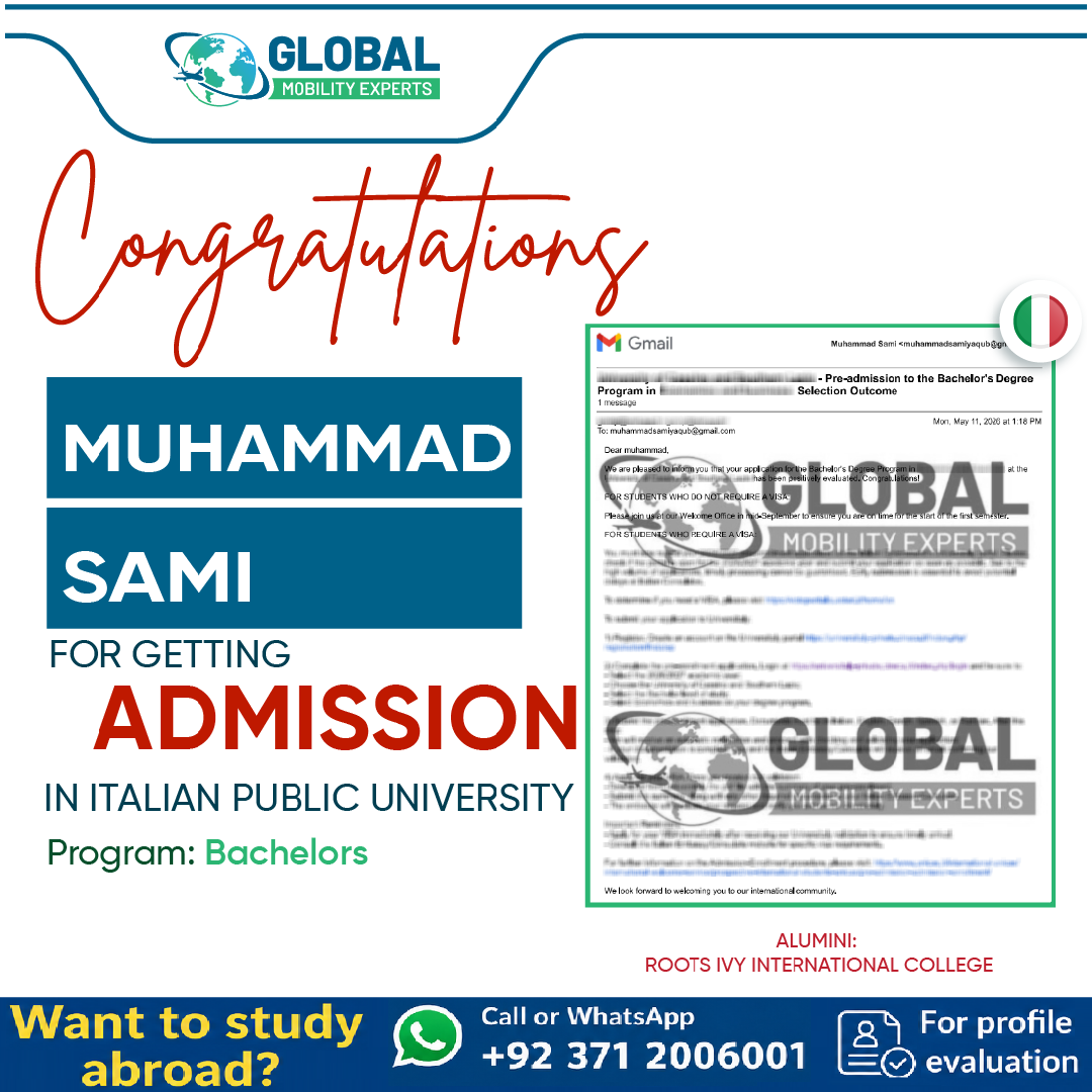 Admission SAMI